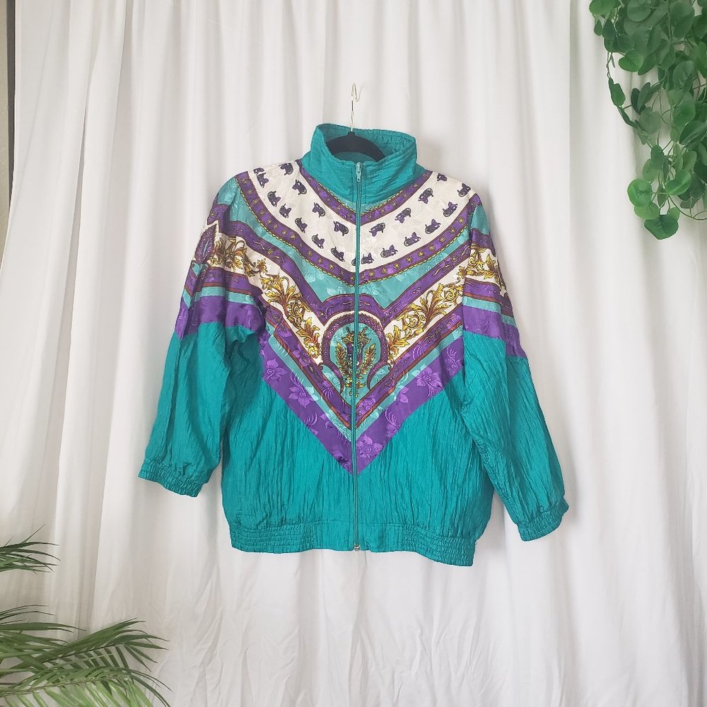 Vintage Resort Bay Windbreaker Jacket Tracksuit